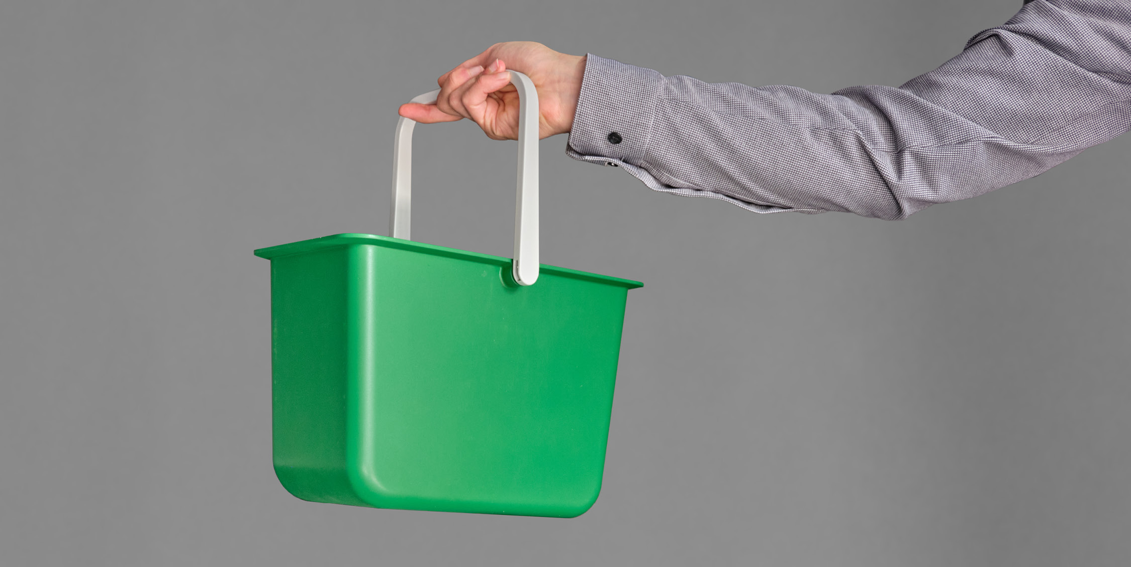 Hailo Küchenordnungssystem Bioeimer – ergonomischer Biomülleimer integriert in Unterschrank mit Abfalltrennung.